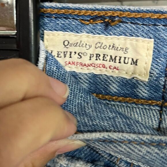 Levi's Wedgie Straight Jeans Size 27 - Picture 7 of 9